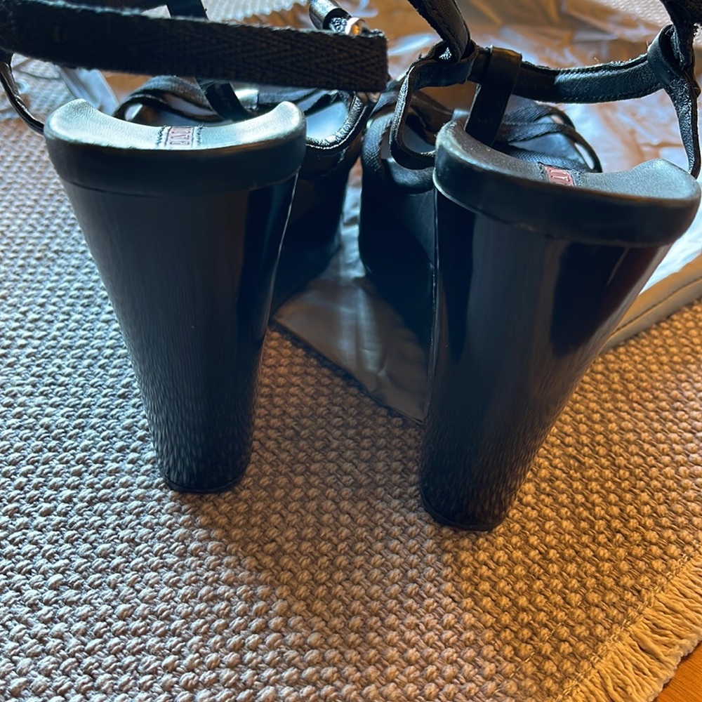 Prada (Authentic) Platforms 2” Platform, 4 1/2” H… - image 8